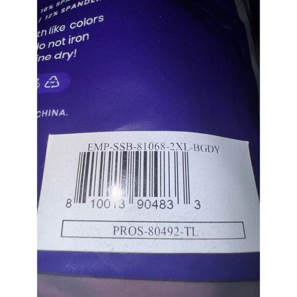 Brand New Empetua Women's Size 2XL XXL High Waisted Control Bikini Bottom Purple - Picture 5 of 9